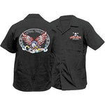 Lethal Threat Designs USA Eagle Workshirt - X-Large/Black