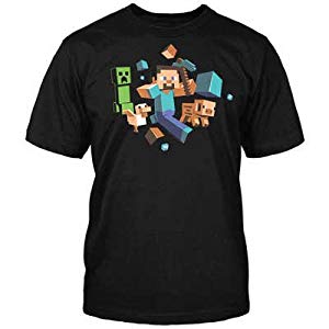 T-Shirt - Minecraft - Run Away!