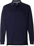 Adidas Golf Men's ClimaLite Tour Long Sleeve Polo Sport Shirt. A86 - Large - Navy / White