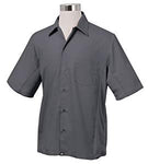 Chef Works CSMV-GRY-L Men Universal Shirt Gray / Gray, Large