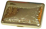 Gold Etched Cigarette Case #17