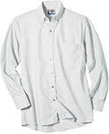 Dickies Occupational Workwear SS36WH 165RG Polyester/ Cotton Men's Button-Down Long Sleeve Oxford Shirt, 16-1/ 2" Regular Neck, White