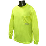 Radians ST21-NPGS-L Polyester Mesh Non-Rated Long Sleeve Safety T-Shirt