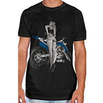 Unit Cheeky Men's Short-Sleeve Sports Wear T-Shirt/Tee - Black/Blue / Medium