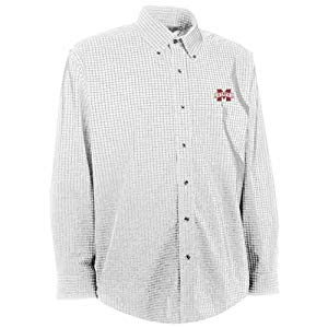 Mississippi State Esteem Button Down Dress Shirt (White) - X-Large