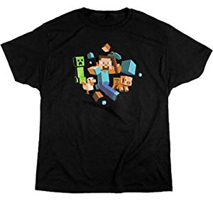 T-Shirt - Minecraft - Run Away!