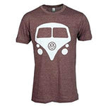 Genuine Volkswagen Men's Mini Bus Tee - Mocha Brown - Size Extra Large