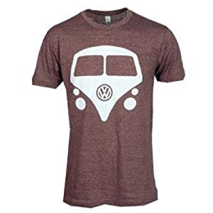 Genuine Volkswagen Men's Mini Bus Tee - Mocha Brown - Size Extra Large