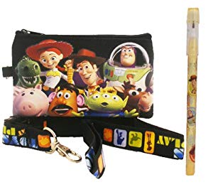 Disney Toy Story Lanyard with Detachable Wallet - Black