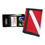 Dive Flag Wallet - Diver Down Flag Cordura Velcro Wallet