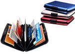 Aluminum Credit Card ID Holder / Wallet, Light Weight - RED
